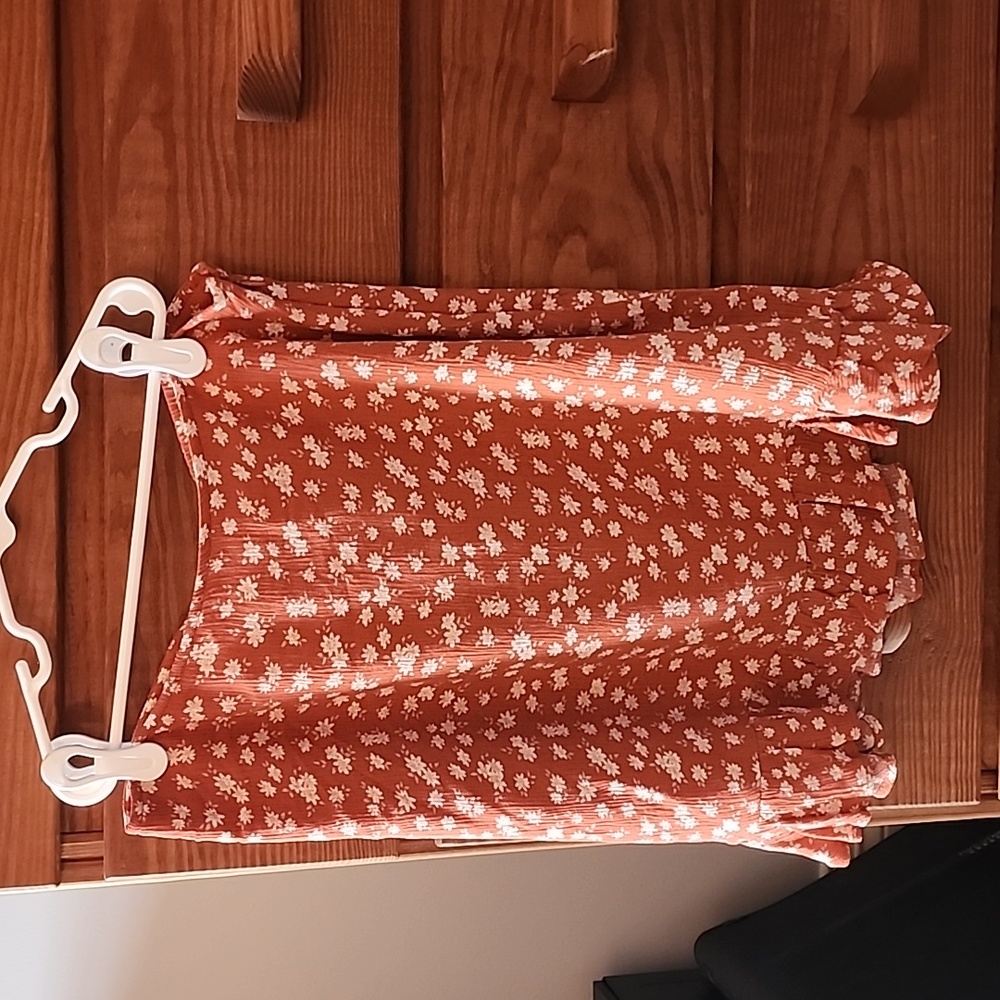 Abercrombie Orange Mini Skirt size M